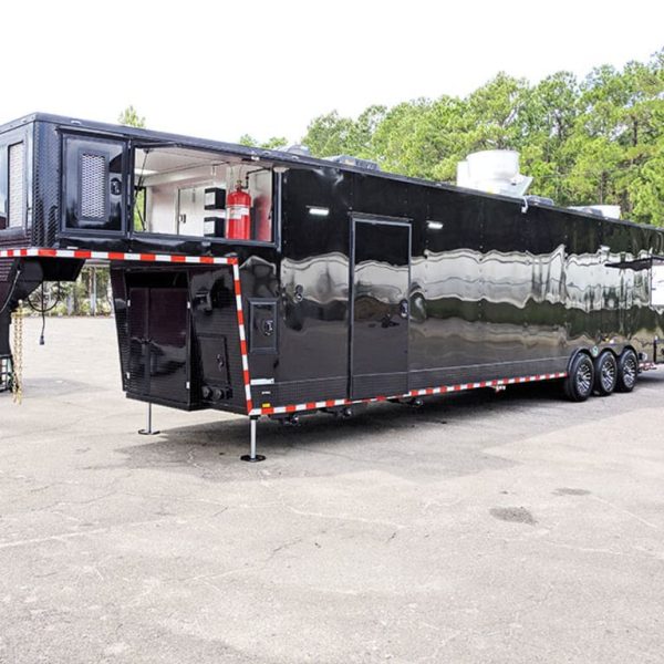 2025 Southern Dimensions 47'- Fully Loaded Gooseneck with smoker Gooseneck-ELIB OLE Hickory Pit (SDG-604) - SDG Trailers