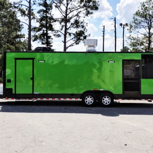 2025 Southern Dimensions BBQ Green with Blackout Trim (SDG-217) - SDG Trailers