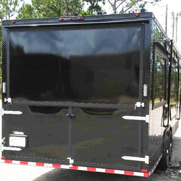 2025 Southern Dimensions Concession Trailer 22 Foot- With OLE Hickory CTO and Gull Doors (SDG-234) - SDG Trailers